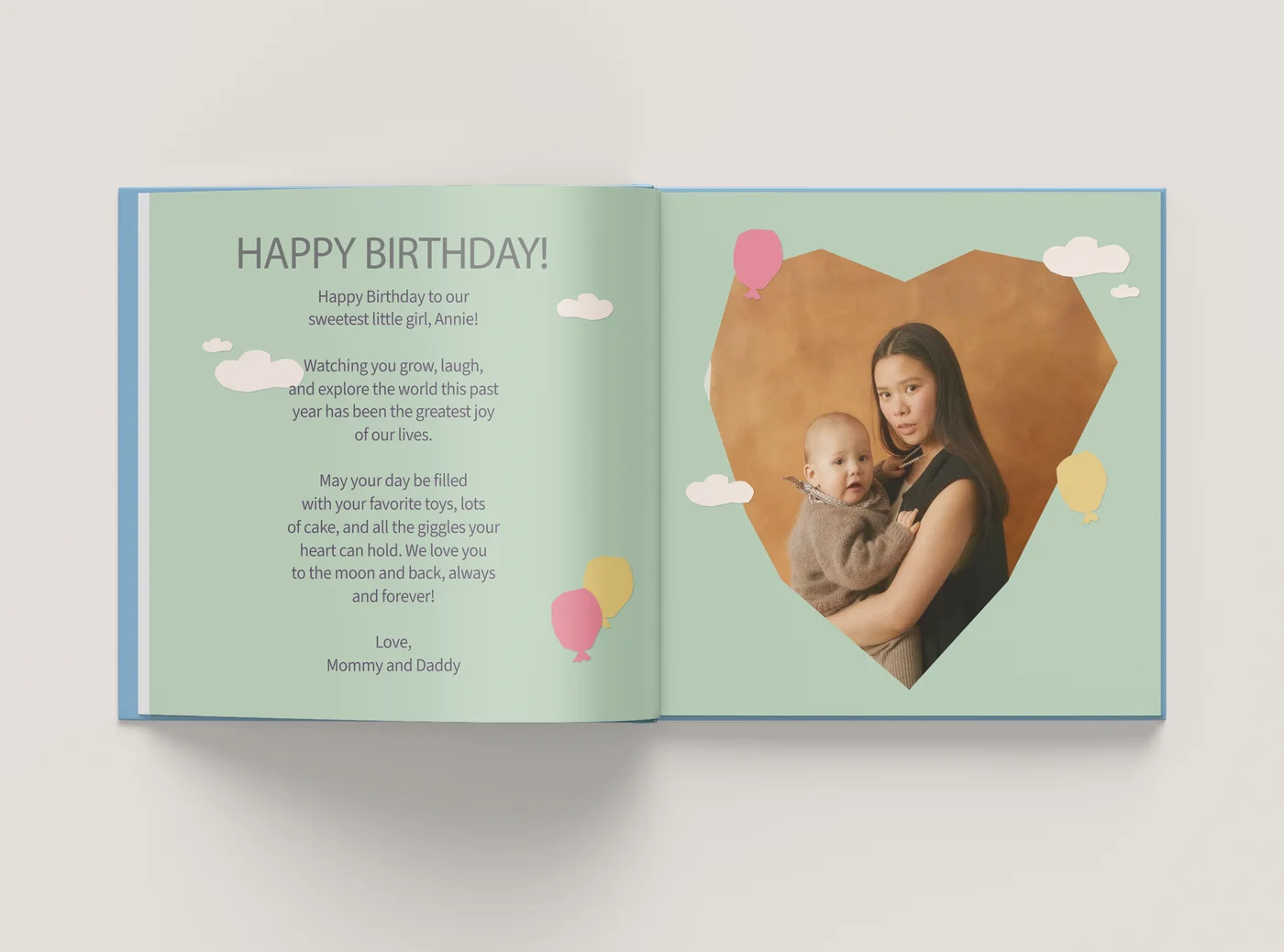 Birthday spread