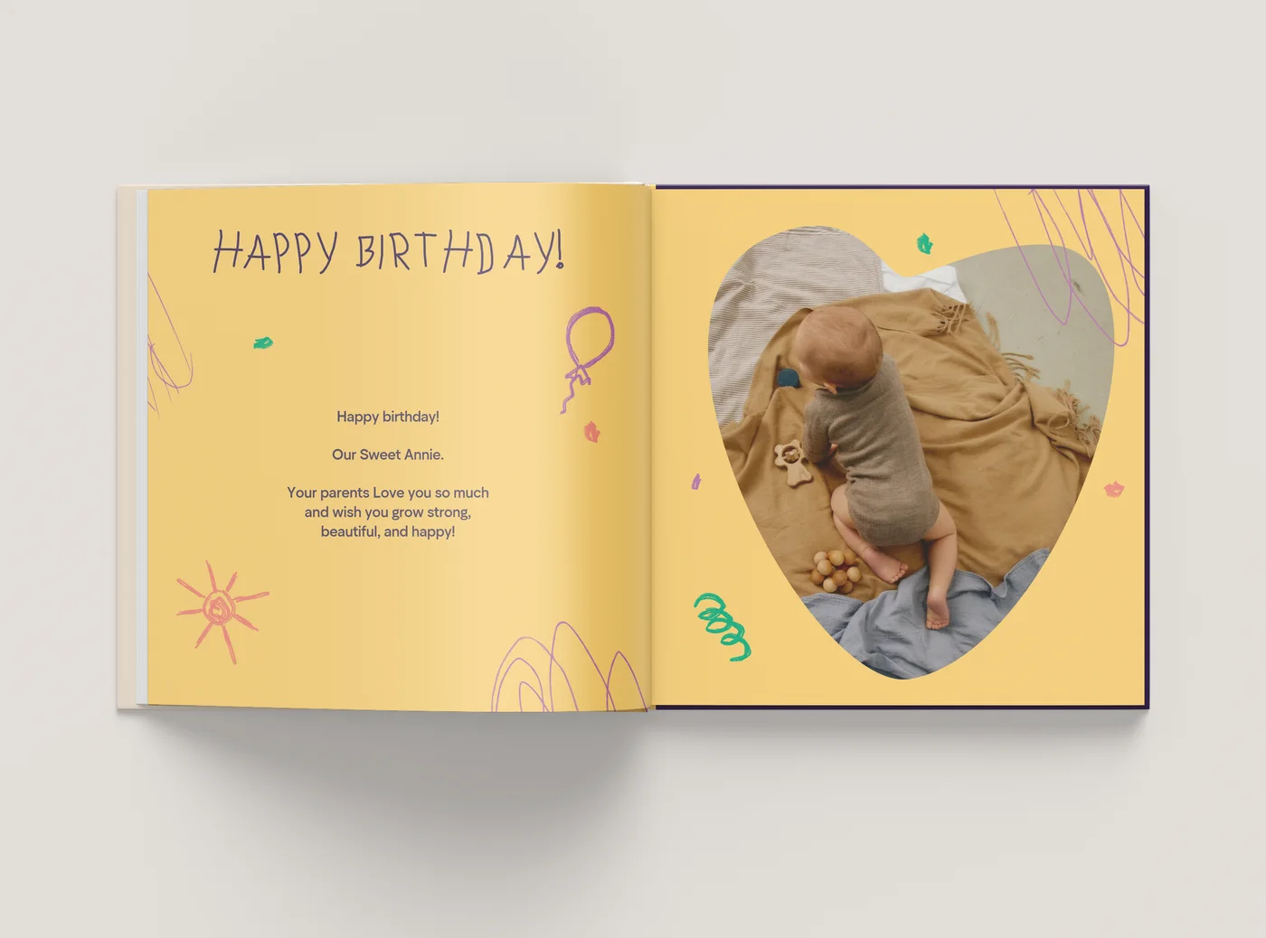 Birthday spread